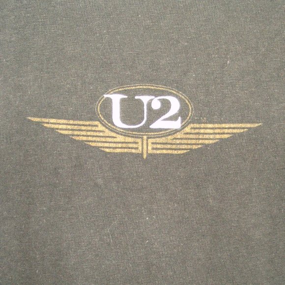 U2 Concert Shirt, XL Joshua Tree, Phoenix AZ Tank 1987, Black, Movie Event - Picture 3 of 10